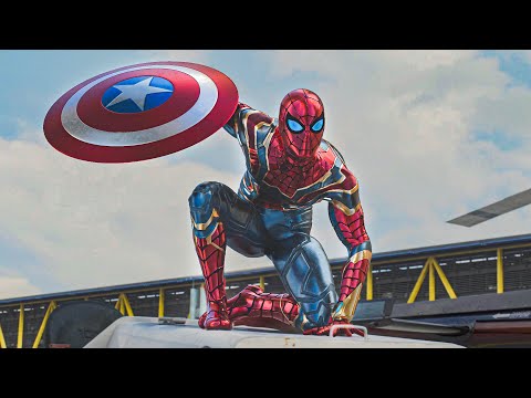 Hey everyone scene but with IRON SPIDERMAN