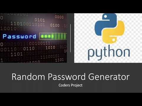 Random Password Generator Using Python Part2