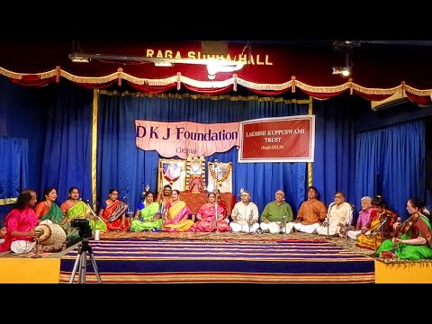 Lakshmi Kuppuswami Trust & DKJ Foundation presents Kamalamba Navavarana Krithis by DKJ Disciples.