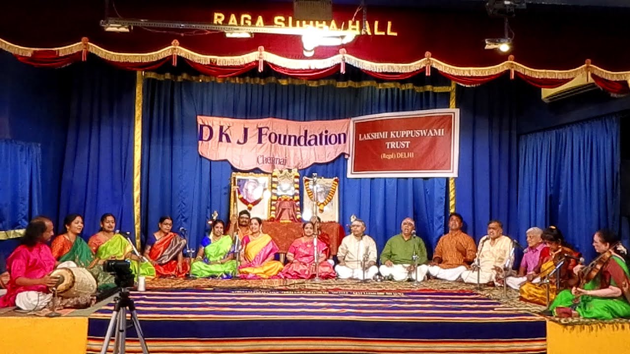 Lakshmi Kuppuswami Trust & DKJ Foundation presents Kamalamba Navavarana Krithis by DKJ Disciples.