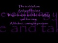 the blackout save our selves with lyrics