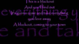 the blackout save our selves with lyrics