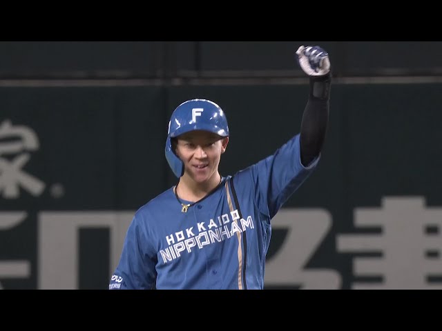 6回表】変化球を捉えた!! マリーンズ・ソト 三遊間抜けるタイム