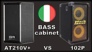 Video thumbnail for GRBass AT210V+ VS Mark Bass 102P - Italian Bass Cab Battle by Obrad Lacarac