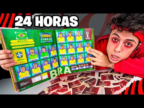 COMPLETEI O ALBUM DA COPA EM 24 HORAS! ( COPA 2022 )