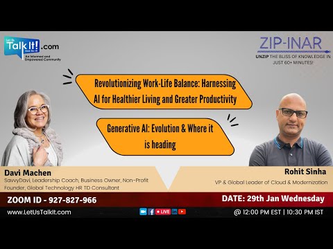 Zipinar: Revolutionizing Work-Life Balance & Generative AI: Evolution & Where it is heading