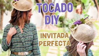 Haz un TOCADO de sinamay para una boda