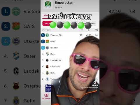 GAIS IS GOING UP 🟢⚫️ #Göteborg #sweden #gais