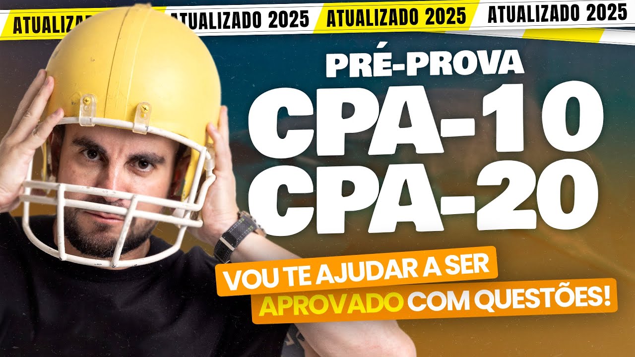 [PROVAS 2025] Pré-prova CPA-10 e CPA-20 Ep. 87 📖 - ANBIMA