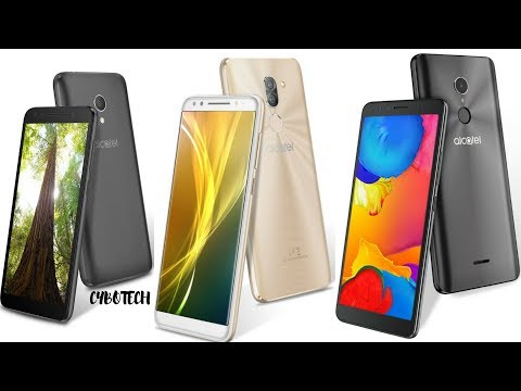 Fresh Renders of Alcatel 5, 3, 3X, 3V,3 3C And 1X Revealed