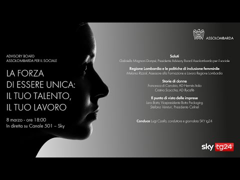 8 marzo 2022 | "La forza di essere unica: il tuo talento, il tuo lavoro"