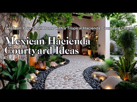 Charming Mexican Hacienda Home with a Tropical Courtyard: Small House Style Inspiration