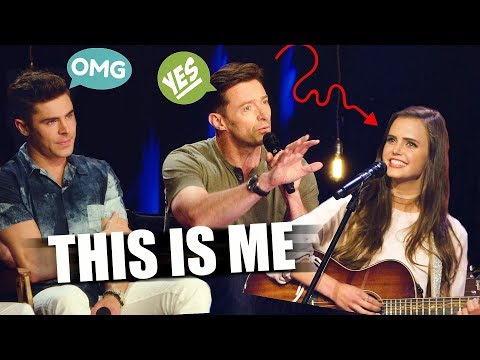Singing "This Is Me" for Zac Efron, Hugh Jackman & Zendaya (from The Greatest Showman Movie)