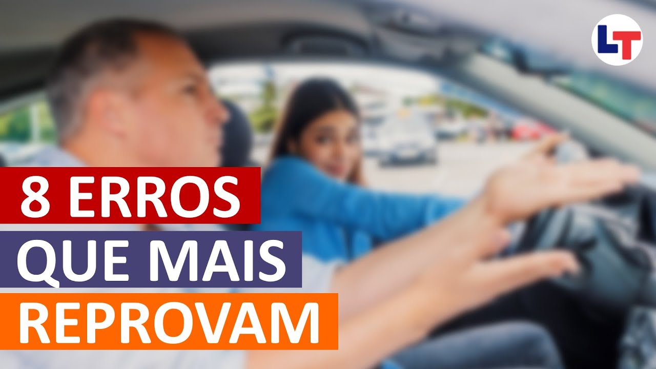 8 ERROS QUE MAIS REPROVAM NO TESTE DE DIREÇÃO DO DETRAN #DirigirEuPosso