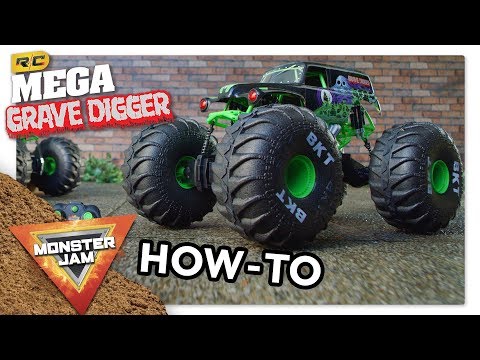 Monster Jam | Mega Grave Digger | Driving Mega Grave Digger
