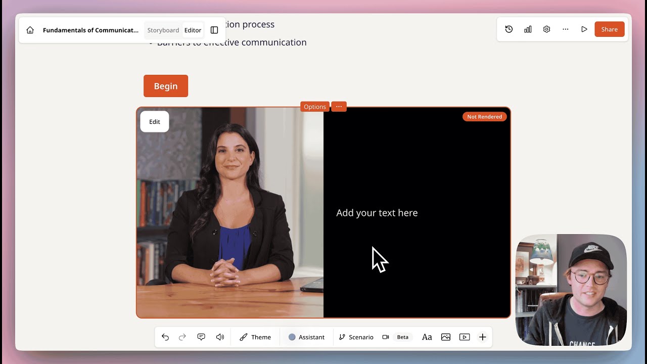 Generate eLearning with AI | Mindsmith demo March 2025