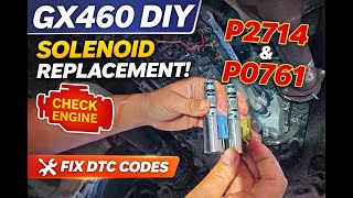 Replace GX460 Transmission Valve Body Solenoids | Resolve Error Codes P2714 & P0761 | DIY Fix