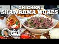 Chicken Shawarma Wraps on the Blackstone Griddle