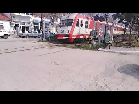 Ose Aeg Διέλευση Αμαξοστοιχίας 1682 Απο Την Διάβαση των Δικαίων Ορεστιάδας Έβρου 18.3.2020