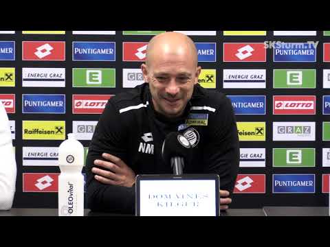 Pressekonferenz vor Kapfenberg (UNIQA ÖFB Cup Achtelfinale 2019/20)