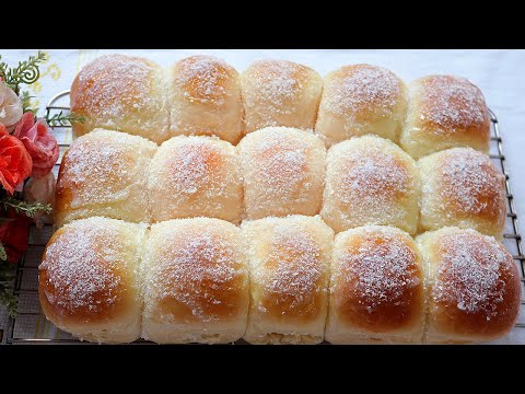 RECEITA DE PÃO DE LEITE CONDENSADO MACIO E MUITO FOFINHO - COMO FAZER PÃOZINHO CASEIRO