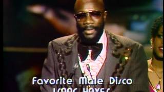 Isaac Hayes Wins Favorite Male Disco Artist - AMA 1979