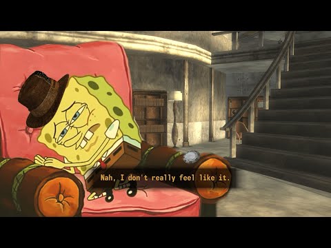 SpongeBob pisses off Mr. House