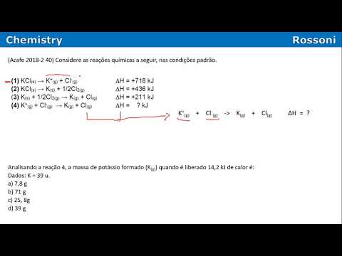 Acafe 2018 2 Medicina - Q40 Lei de Hess com estequiometria