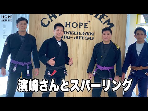【柔術】クラス後に濱崎さんと白熱スパーリング