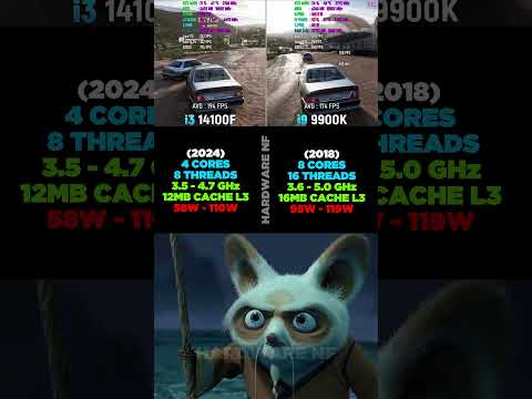 Core i3 14100F OR Core i9 9900K? #benchmark #intel #shorts #pcgaming #pc #graphicscard #gpu #gaming