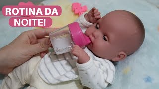 ROTINA DA NOITE COM A BONECA LAURINHA!
