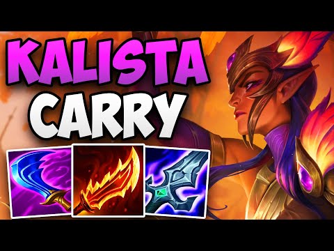 CHALLENGER KALISTA SOLO CARRIES HIS TEAM! | CHALLENGER KALISTA ADC GAMEPLAY | Patch 13.22 S13