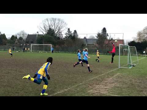 Linus tijdens match KFC Merelbeke op Drongen
