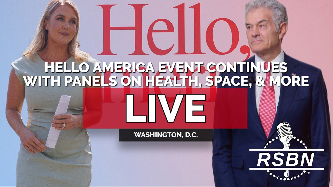 LIVE: Hello America Event Continues With Panels on Health, Space, & Agriculture - 09/29/26
