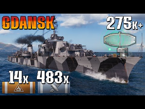Niszczyciel Gdańsk - Radar i siła działa sprawiają, że jest to zabójczy łowca DD