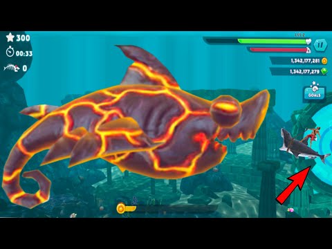 Hungry Shark Evolution - Giant Monster SHARKELEON New Update - Real Gameplay