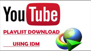 Download youtube playlist using IDM