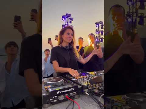 Deborah De Luca at sunset #deborahdeluca #robertmiles #children #edm #dj #electronicmusic #live
