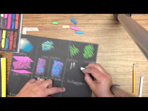 Chalk pastel techniques
