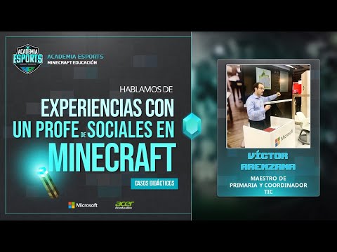 🎓Experiences with a social teacher with Minecraft |  Academy Esports Minecraft Education