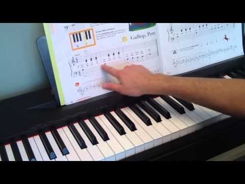 Piano Tutorial - Gallop, Pony - Level B