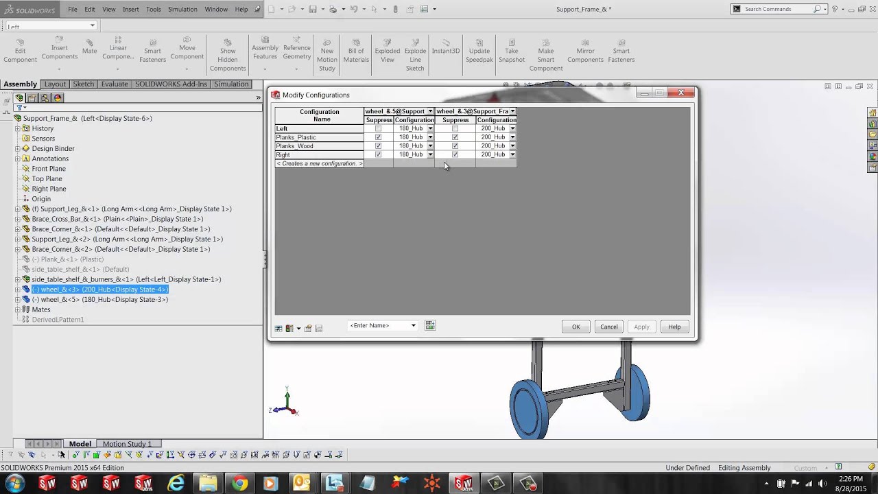 SOLIDWORKS Quick Tip - Modifying Configurations