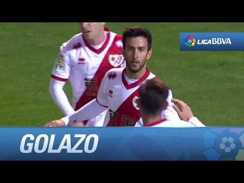 Golazo de Bueno (1-1) en el SD Eibar - Rayo Vallecano