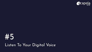 Tutorial - 5/9 – My-Own-Voice Series:  Listening to your original voice