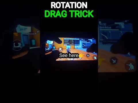 Rotation Drag Headshot Trick & Setting With Handcam 100% Working 😱 | Free Fire