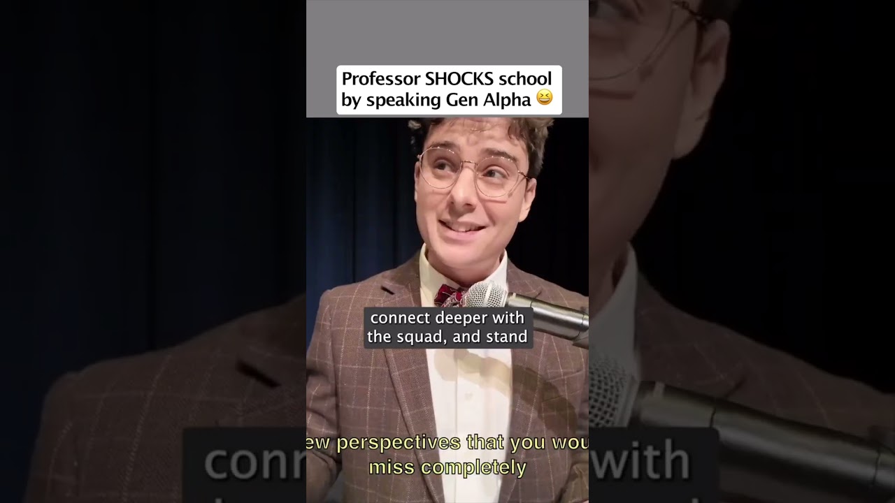 Professor Shocks Students Speaking Gen Alpha Slang