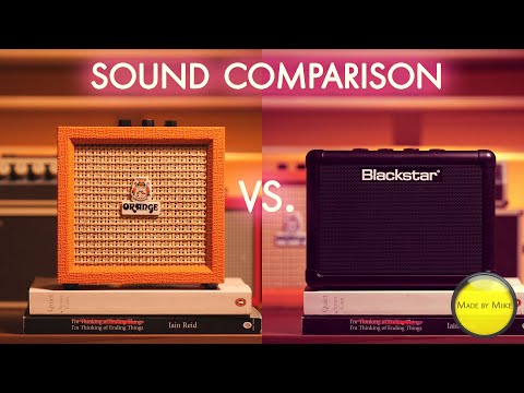 ORANGE CRUSH MINI vs. BLACKSTAR FLY 3 (Sound Comparison, No Talking!)