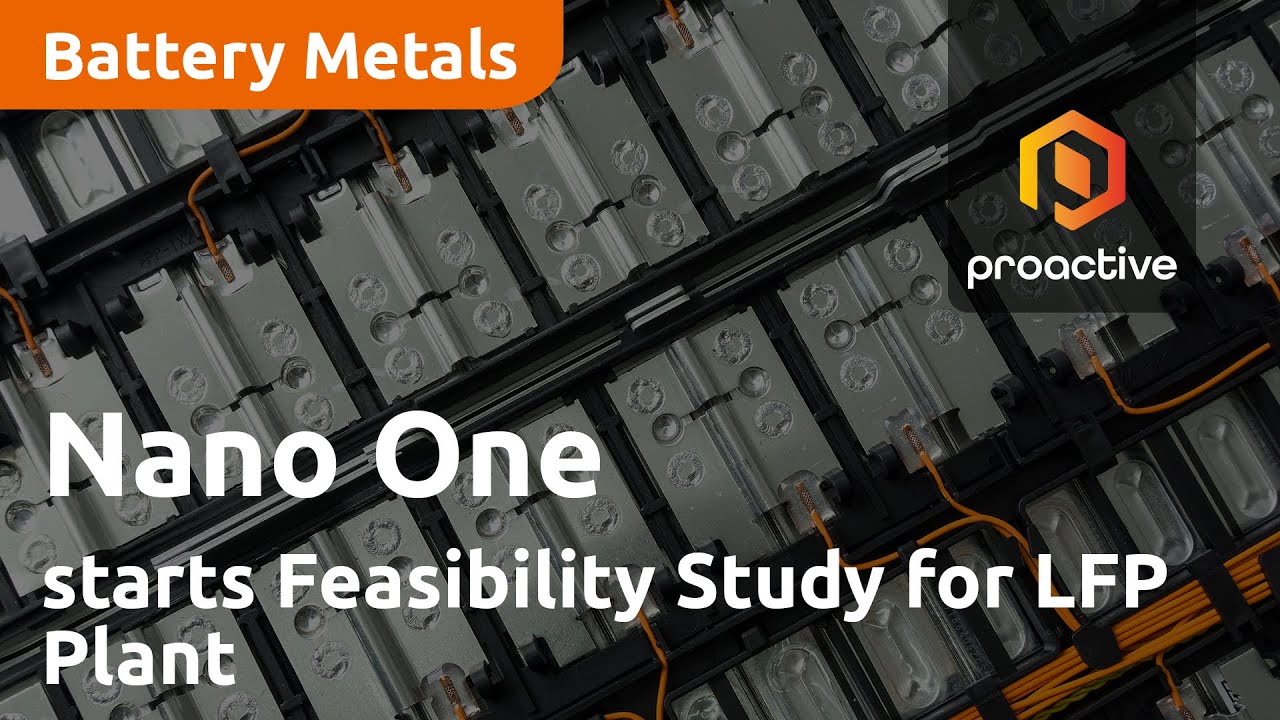 Nano One starts Feasibility Study for LFP Plant using the Design-Once-Build-Many' Growth Approach