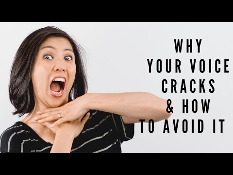 Singing tutorial:  Why your Voice Cracks & How to Avoid It!