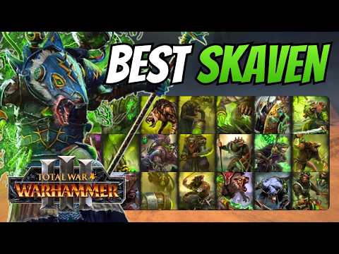 YOU Ranked the BEST Skaven Units in Total War Warhammer 3
